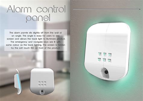 alarm control panel  behance