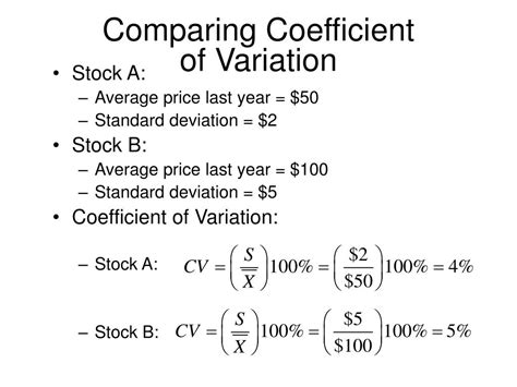 coefficient  variation powerpoint
