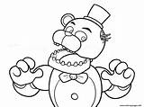 Coloring Freddy Nights Five Fnaf Freddys Pages Printable sketch template