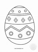 Uovo Pasqua Ritagliare Tuttodisegni Disegni sketch template