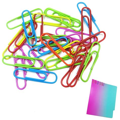 paper clips mm vinyl coated assorted colors crafts home school