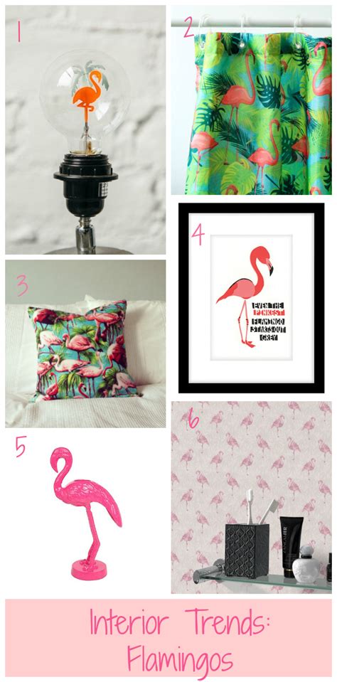 interior trends flamingos  jen stanbrook  oak furniture land blog