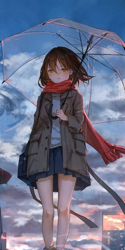 anime girl rain wallpaper  girl  rain images
