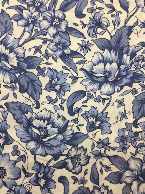 swedish vintage fabric 60s floral print retro cotton fabric etsy