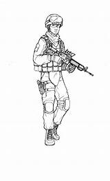 Soldier Marines Corps Navy Ausmalbilder Soldaten sketch template