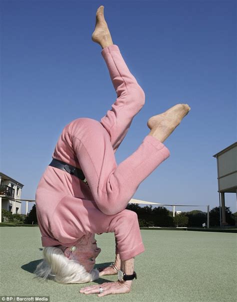 the yoga supergran who can still bend over backwards at the age of 83