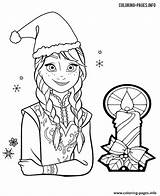 Coloring Christmas Frozen Pages Elsa Disney Princess Anna Printable Olaf Color Print Colouring Kids Book Drawing Sheets Info Natal Getcolorings sketch template