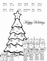Coloring Algebra Pre Christmas Equations Activity Solving Step Preview Winter Worksheet sketch template