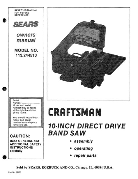sears craftsman   band  parts reviewmotorsco