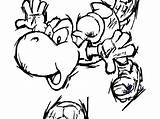 Yoshi Pages3 sketch template