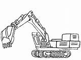 Coloring Digger Excavator Pages Printable Colouring Kids Sheets Color Truck Print Monster Monsters Trucks Cat Books Clipart Choose Board sketch template