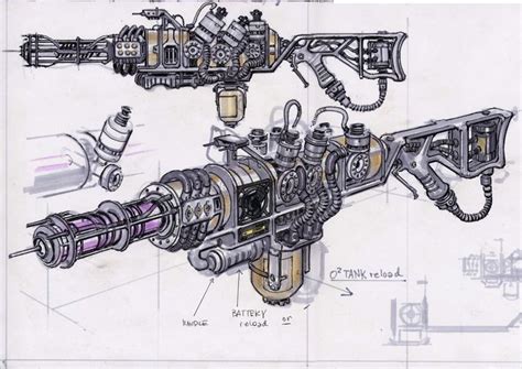 schematics plasma rifle fallout  pinterest