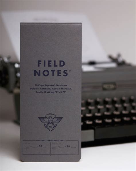 field notes byline notebook