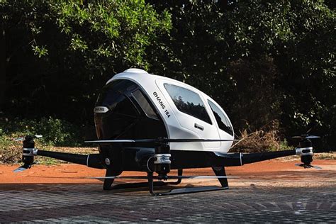 dubai  start autonomous air taxiehang autonomous passenger electric quadcopter service