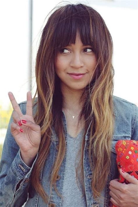 18 Freshest Long Layered Hairstyles With Bangs Crazyforus