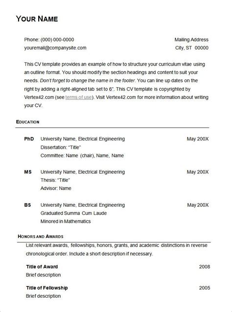 basic resume template  samples examples format  job