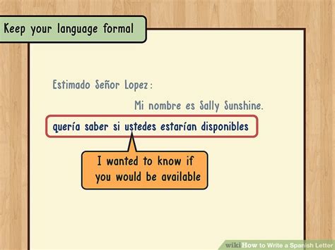 write  spanish letter  steps  pictures wikihow