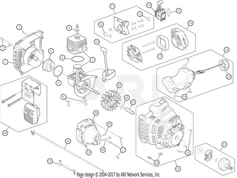 troy bilt tbec bdzc parts diagram  engine assembly
