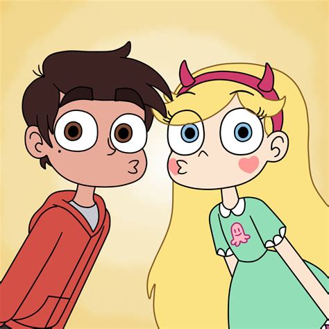 Star Butterfly And Marco Diaz Kissing A Fool Ok We Watched Two