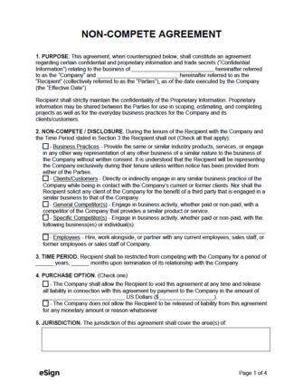 solicitation agreement template  word