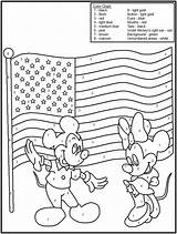 July Fourth Coloring Color Kids Crafts 4th Printable Number Pages Sheets Numbers Summer Activities Disney School Fun Preschool Patriotic Paper sketch template