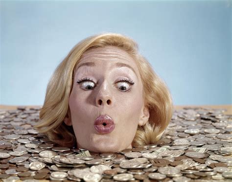 1960s Blond Woman Funny Facial Photograph By Vintage Images Fine Art