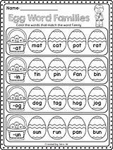 Easter Kindergarten Egg Word Literacy Families Math Worksheets Printables Activities Preschool Reading Words Teacherspayteachers School Sold Spring Craft Choose Board sketch template