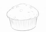 Muffin Coloringpagez Simple sketch template