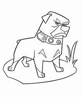 Dog Angry Coloring Pages sketch template