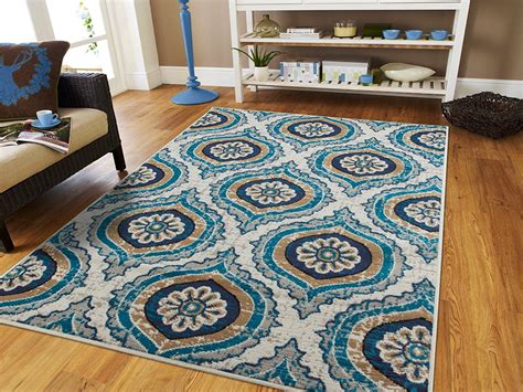 contemporary area rugs ivory  area rugs blue modern cream kitchen  dining room rug