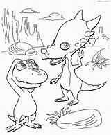 Buddy Dinotren Amigo Comparando Getcolorings sketch template