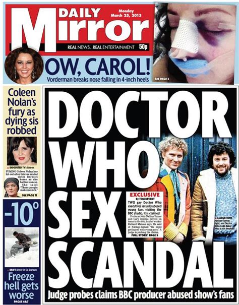 Nick Sutton On Twitter Monday S Daily Mirror Front Page Doctor Who