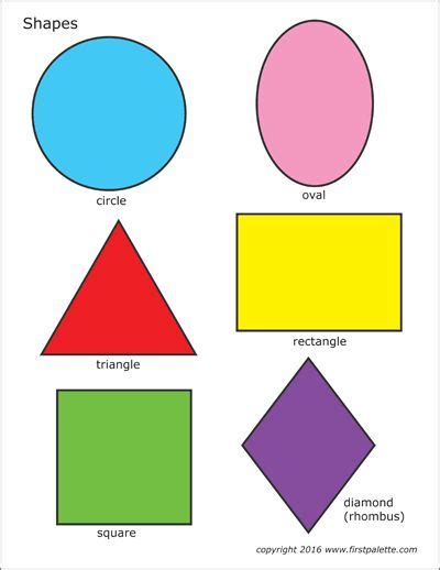 basic shapes  printable templates coloring pages printable shapes