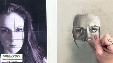 Emily Ferrell Charcoal Self Portrait Timelapse Youtube