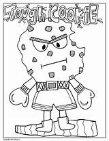 Idioms Coloring Pages Writing Tough Cookie Classroomdoodles sketch template