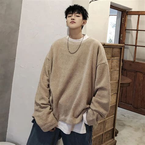 spring mens cotton loose clothes hoodies pullover high quality coats casual  collar