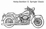 Coloring Davidson Motorrad Disegni Colorare Malvorlagen Ausmalen Dibujos Malvorlage Ausdrucken Motocyclette Albanysinsanity Printmania sketch template