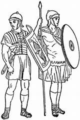 Roman Soldiers Clipart Soldier Empire Coloring Drawing Pages Warrior Ancient Rome Marching Romano Cliparts Crafts Romans Soldaten Google Etc Shield sketch template