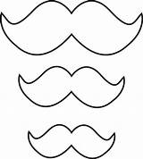 Mustache Template Sample Clipart Clipartbest sketch template
