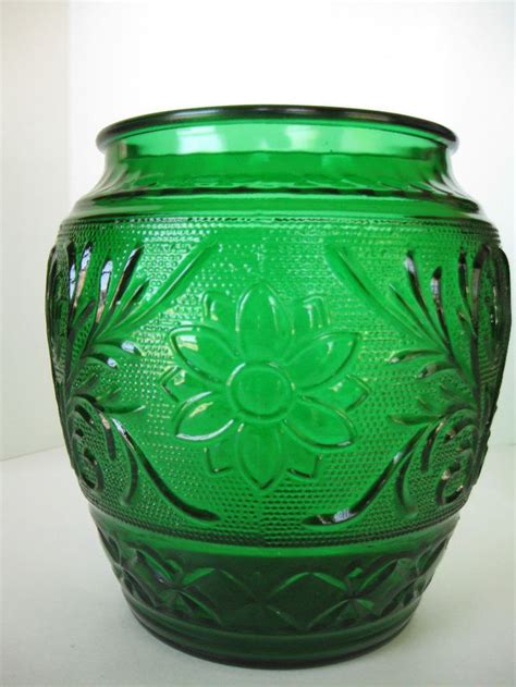 89 best images about vintage forest green emerald green glassware on
