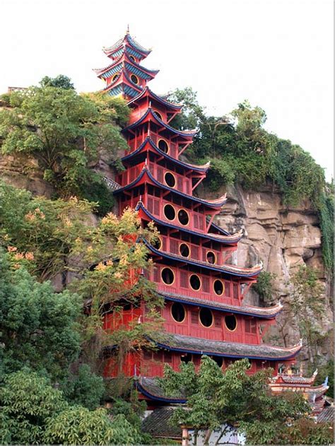 shibaozhai pagoda  chongqing thousand wonders