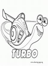 Turbo Coloring Pages Movie Snail Colouring Fun Awesome Character Come Print Main Just Choose Board sketch template