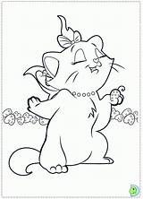 Coloring Marie Cat Pages Popular sketch template