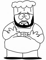 South Park Chef Coloring Pages Printable Clipart Cliparts Colouring Characters Cartoons Library Timmy Gif Collection Step January Choose Board Popular sketch template