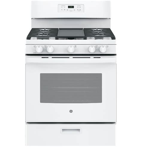 ge appliances jgbsdekww  freestanding gas range white