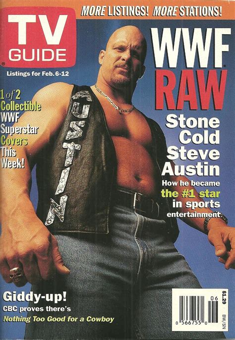 Tv Guide Magazine February 6 12 1999 Wwf Raw Stone Cold
