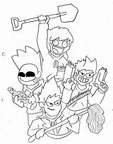 Eddsworld Coloring Pages Edds Fanart Template sketch template