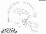 Nfl Coloring Pages Denver Helmets sketch template