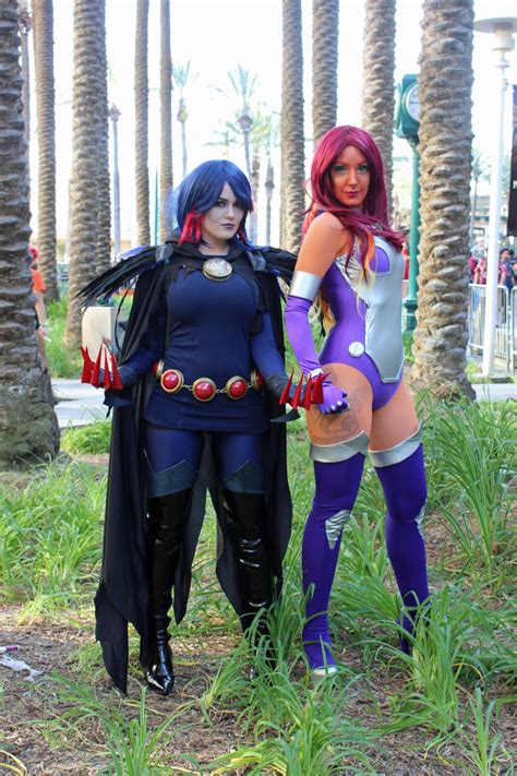 Raven And Starfire — Teen Titans Best Wondercon Cosplay
