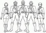Ranger Rangers Samurai sketch template
